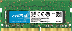 CT8G4SFS8266 Crucial by Micron DDR4 8GB 2666MHz SODIMM (PC4-21300) CL19 SRx8 1.2V (Retail)