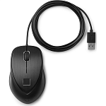 4TS44AA#AC3 Mouse HP Wired USB Fingerprint Mouse (black)