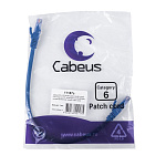 11052089 Cabeus PC-UTP-RJ45-Cat.6-0.3m-BL-LSZH Патч-корд U/UTP, категория 6, 2xRJ45/8p8c, неэкранированный, синий, LSZH, 0.3м