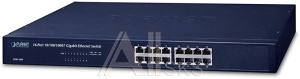 1000467329 Коммутатор Planet коммутатор/ 16-Port 10/100/1000Mbps Gigabit Ethernet Switch