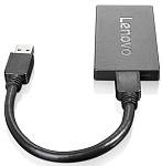 4X90J31021 Lenovo Universal USB 3.0 to DisplayPort Adapter (M to F, DP 1.1 interface (DisplayPort), Max 3840x2160@30Hz 4K*output - *Depending on many factors)
