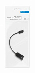 838633 Переходник Deppa 72110 USB (f)-micro USB (m) 0.15м черный
