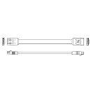 Кабель Advantech 1700018971 M Cable SATA 7P/SATA 7P 15CM 180/180 W/