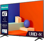 1926728 Телевизор LED Hisense 43" 43A6K Frameless черный 4K Ultra HD 60Hz DVB-T DVB-T2 DVB-C DVB-S DVB-S2 USB WiFi Smart TV