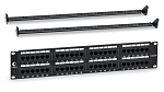 Кабель Cabeus PL-48-Cat.5e-Dual IDC Dual IDC, с задним кабельным организатором