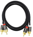 1000228093 Кабель интерфейсный/ Cable, dual RCA male plug (red, white) on both ends, stereo, 25ft.