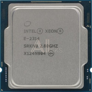 1995987 Процессор Intel Celeron Процессор/ CPU LGA1200 Intel Xeon E-2314 (Rocket Lake, 4C/4T, 2.8/4.5GHz, 8MB, 65W) OEM