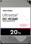 1890190 Жесткий диск WD SATA-III 20Tb 0F38755 WUH722020ALE6L4 Ultrastar DC HC560 (7200rpm) 512Mb 3.5"