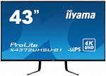1208843 Монитор Iiyama 42.5" ProLite X4372UHSU-B1 черный IPS LED 16:9 HDMI M/M матовая 1300:1 450cd 178гр/178гр 3840x2160 DisplayPort Ultra HD USB 12.5кг