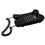 1479067 RITMIX RT-005 black {проводной телефон, повторный набор номера, настенная установка, кнопка выключения микрофона, регулятор громкости звонка}
