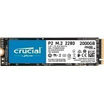 1837984 SSD CRUCIAL 2000GB P2 M.2 NVMe PCIEx4 CT2000P2SSD8