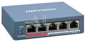 1501793 Коммутатор HIKVISION DS-3E1105P-EI 5x100Mb 4PoE+ 60W управляемый