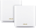 роутер ASUS XT8 (W-2-PK) // AX6600 // 2 pack // 574 + 4804Mbps, 2,4 + 5 gGz, white