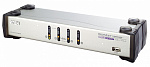 1000155596 Переключатель консоли электронный, 4 порта USB, USB управление/ 4 PORT DUAL-VIEW KVM SWITCH W/