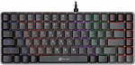 Клавиатура Оклик K615X механическая серый/серебристый USB slim Multimedia for gamer LED (1934413)