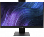 1837797 Моноблок Hiper V6 23.8" Full HD Cel G5905 (3.5) 4Gb SSD256Gb UHDG 610 CR Windows 10 Professional GbitEth WiFi BT 120W клавиатура мышь Cam черный 1920x