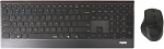 1814738 Клавиатура + мышь Rapoo 9500M клав:черный мышь:черный USB беспроводная Bluetooth/Радио slim (18892)
