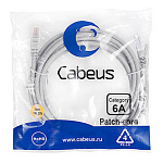 1524271 Cabeus PC-UTP-RJ45-Cat.6a-5m-LSZH Патч-корд UTP, категория 6a, 10G, неэкранированный, LSZH, 5 м, серый