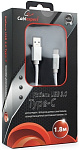1648826 Cablexpert Кабель USB 3.0 CC-P-USBC03S-1.8M AM/Type-C, серия Platinum, длина 1.8м, серебро, блистер