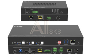 Презентационный коммутатор Infobit [iSwitch 201K] 4K60 2x1, с HDMI, USB C и KVM, совместим с камерой, спикерфоном