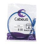 11052090 Cabeus PC-UTP-RJ45-Cat.6-0.5m-BL-LSZH Патч-корд U/UTP, категория 6, 2xRJ45/8p8c, неэкранированный, синий, LSZH, 0.5м