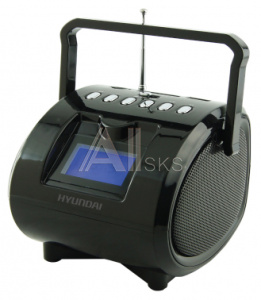 480257 Аудиомагнитола Hyundai H-PAS180 черный 6Вт/MP3/FM(dig)/USB/SD