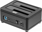 391071 Док-станция для HDD AgeStar 3UBT8 SATA III USB3.0 пластик/алюминий черный 2