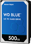 1000376527 Жесткий диск/ HDD WD SATA3 500Gb Caviar Blue 7200 32Mb 1 year warranty