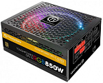 1414457 Блок питания Thermaltake ATX 850W Toughpower DPS G 80+ gold (24+4+4pin) APFC 140mm fan color LED 12xSATA Cab Manag RTL