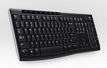 690679 Клавиатура Logitech K270 черный/белый USB беспроводная Multimedia