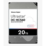 1901212 20Tb WD Ultrastar DC HC560 {SATA 6Gb/s, 7200 rpm, 512mb buffer, 3.5"} [0F38752/WUH722020BLE604/0F38765]