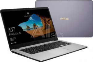 1109514 Ноутбук Asus VivoBook X505ZA-BQ737T Ryzen 3 2300U/6Gb/SSD128Gb/AMD Radeon Vega 6/15.6"/FHD (1920x1080)/Windows 10/grey/WiFi/BT/Cam