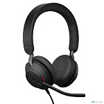 Наушники с микрофоном Jabra Evolve2 40 SE черный 1.5м накладные оголовье (24189-999-899)