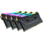 1000692743 Память оперативная/ Corsair DDR4, 3600MHz 32GB 4x8GB DIMM, Unbuffered, 18-22-22-42, XMP 2.0, VENGEANCE RGB PRO Heatspreader, RGB LED, 1.35V
