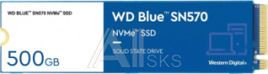 1626454 Накопитель SSD WD Original PCI-E 3.0 x4 500Gb WDS500G3B0C Blue SN570 M.2 2280