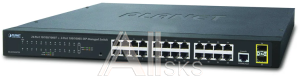 1000458149 Коммутатор Planet коммутатор/ IPv4/IPv6, 24-Port 10/100/1000Base-T + 2-Port 100/1000MBPS SFP L2/L4 SNMP Manageable Gigabit Ethernet Switch