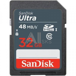 1321900 Карта памяти SDHC 32GB UHS-I SDSDUNR-032G-GN3IN SANDISK
