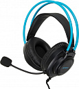 1431334 Наушники с микрофоном A4Tech Fstyler FH200U серый/синий 2м накладные USB оголовье (FH200U BLUE)