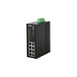 SP5012FM-L2, промышленный управлямый L2, PoE, 8GE+4SFP 10Gb