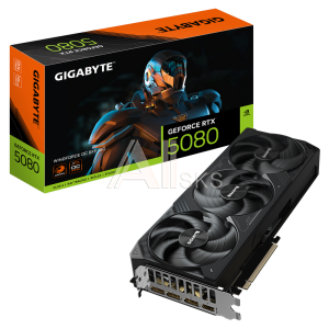 Видеокарта Gigabyte RTX5080 WINDFORCE OC SFF 16GB GDDR7 256bit 3xDP HDMI 3FAN RTL Видеокарта Gigabyte RTX5080 WINDFORCE OC SFF 16GB GDDR7 256bit 3xDP HDMI 3FAN RTL