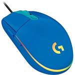 11014146 Мышь Logitech G203 LIGHTSYNC Corded Gaming Mouse <USB, Blue, Retail> 910-005798