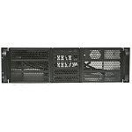 1888944 Procase Корпус 3U server case,6x5.25+4HDD,черный,без блока питания(PS/2,mini-redundant,2U-redundant),глубина 450мм,MB ATX 12"x9.6",4slot