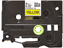 TZEFX621 Brother TZeFX621: для печати наклеек черным на желтом фоне с универсальным ИД, 9 мм.
