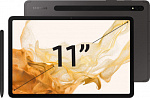1784737 Планшет Samsung Galaxy Tab S8 SM-X700 Snapdragon 898 2.99 8C RAM8Gb ROM128Gb 11" TFT 2560x1600 Android 12 темно-серый 13Mpix 12Mpix BT WiFi Touch micr