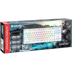 1984475 Defender Механическая клавиатура Ivory GK-579 RU, 87кн,1.5м,крас.свитчи, RGB [45579]
