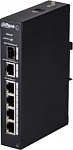 Коммутатор Dahua DH-PFS3106-4T (L2) 4x100Мбит/с 1x1Гбит/с 1xКомбо(1000BASE-T/SFP) неуправляемый