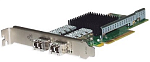 Адаптер SILICOM PE210G2SPI9A-LR Dual Port Fiber (LR) 10 Gigabit Ethernet PCI Express Server Adapter X8 Gen2, Based on Intel 82599ES, Low-profile, on board sup