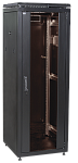 LN05-33U61-G ITK Шкаф сетевой 19" LINEA N 33U 600х1000 мм стеклянная передняя дверь черный