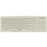 11031341 Клавиатура проводная Genius SlimStar Q200 white USB (31310020412)