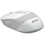 1851088 Мышь беспроводная A4Tech Fstyler FG10 , белый/серый , оптическая, 2000dpi , USB, 4 кнопки [1147569]